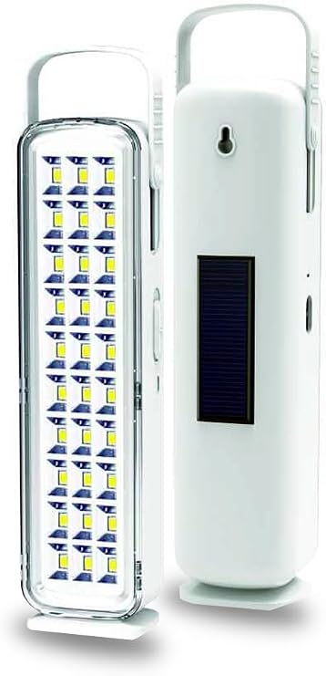 30 Ledli Solar Işıldak, 6500 Kelvin Beyaz Işık, Şarj Edilebilir 2000mAh Batarya, Taşınabilir ve Asılabilir Kampçı Lambası - 206489 [Enerji Sınıfı C]