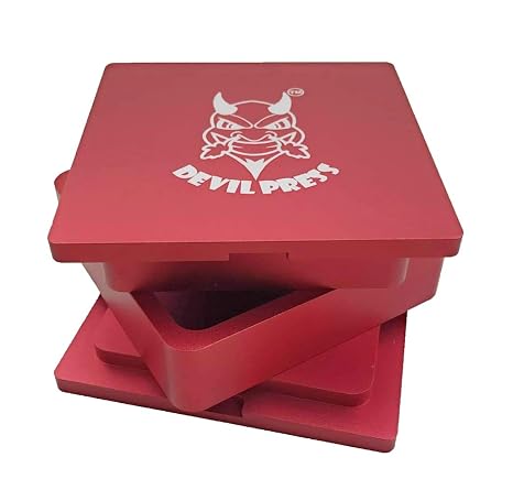 Devilpress™ Rosin Pre Press Mold Quality Flower Puck (2.5x2.5)