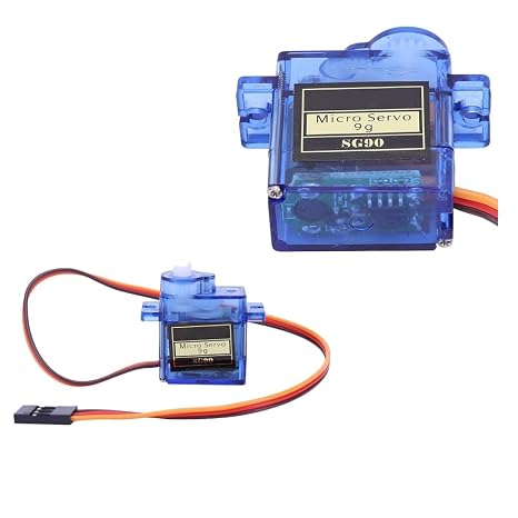 SG90 9G Microservo Metal Geared Motor Kit with Cable Fixed-Wing Mini Servos 180/360 Degrees for RC Helicopter Airplane Car Boat Robot