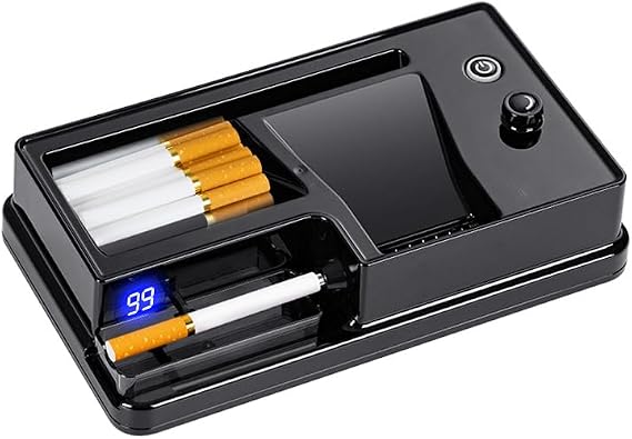 McbeAn Electric Cigarette Roller, 6.5/8mm Cigarette Rolling Machine, Smart Induction Pause/LED Count, Roller Tobacco Filler, Cigarette Maker, Rolling Paper Cigarette Tool, for Smoker Factory