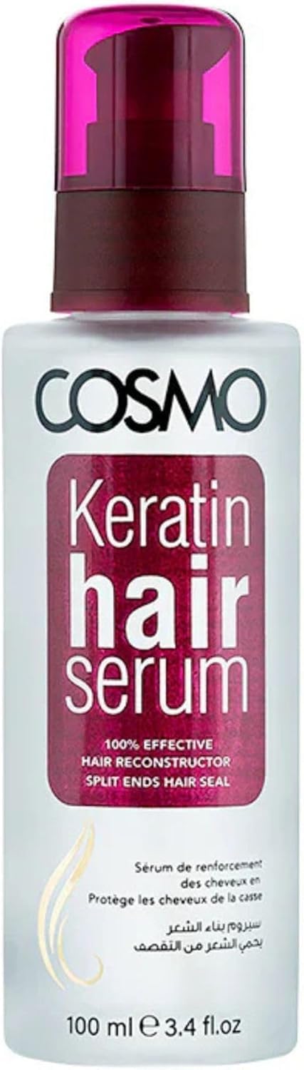 Hair Reconstructor Serum - Keratin Enriched with Vitamin E for Antioxidant Protection and Nourishment | Repairs and seals split ends, Enhance Hair Health | 100ml | 3.38 fl.oz