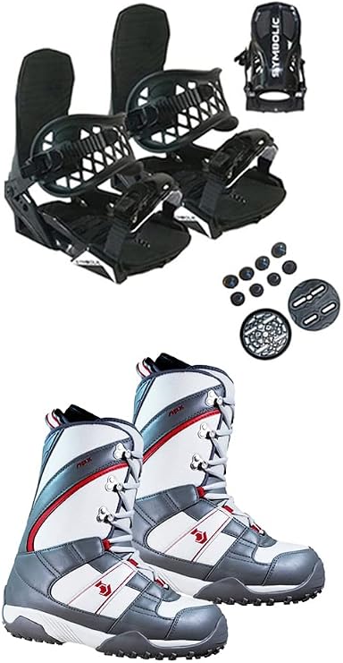 Symbolic Northwave Freedom Snowboard Boots Black Bindings Men's Package 8 8.5 MP 26.5