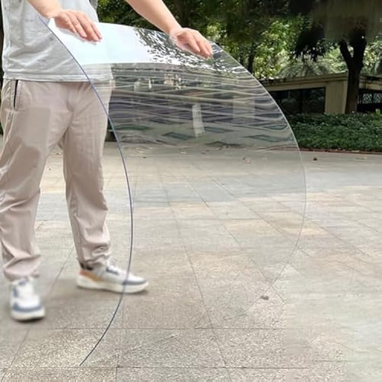 Polycarbonate Sheets,Roofing Greenhouse Clear Plastic Panels,Daylighting Panels,Roof Cladding,UV Protection Rainproof Roof Cover,Outdoor Canopy Sheds Carports,Easy to Cut (2 x 3.3ft)