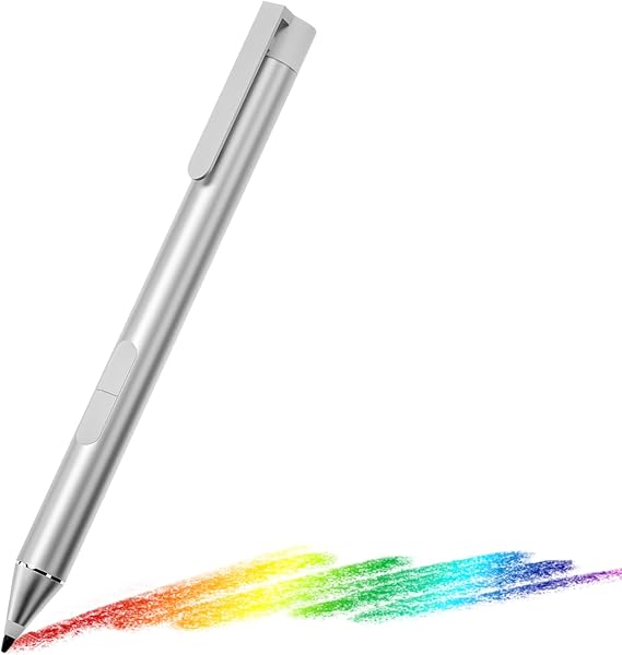 Digital Stylus Pen for Len-OVO Touchscreen, Active Stylus Pen for Len-OVO ThinkPad Yoga/Miix 720/510/520 IdeaPad Flex 5/6 with 2048 Levels of Pressuree Sensitivity for Len-OVO Touch Screen Laptop