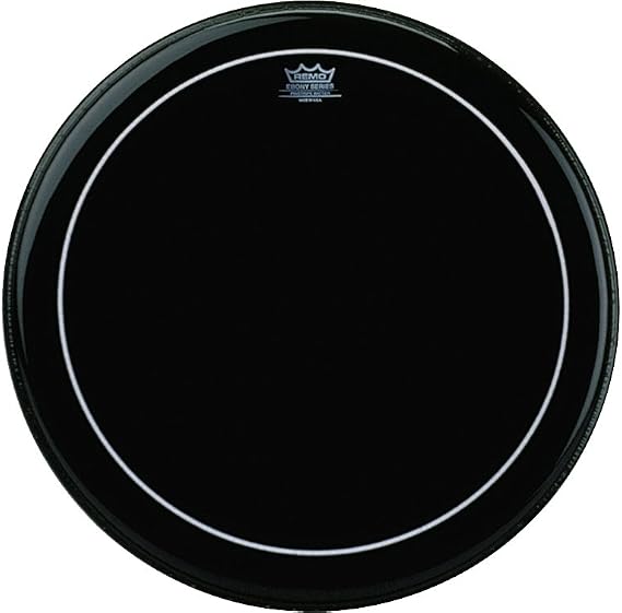Remo Pinstripe Ebony Bass Drumhead, 30"