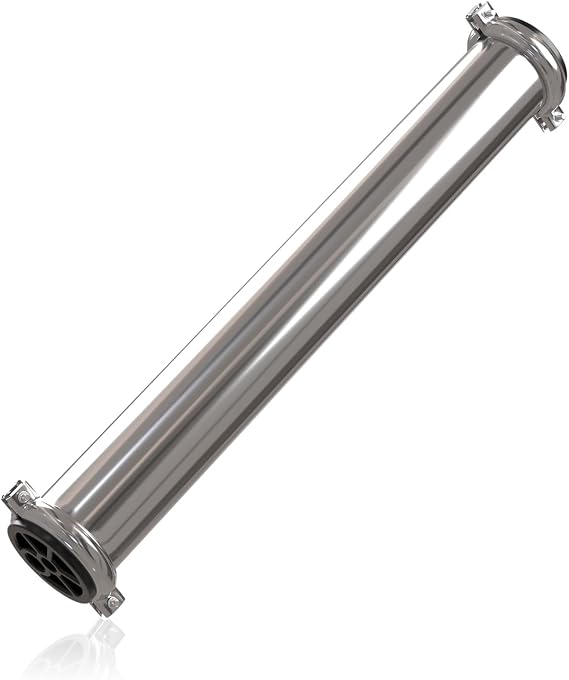 Max Water - Heavy Duty - Reverse Osmosis 4040 Membrane Housing - 4" x 40" good for industrial use - 4040 housing