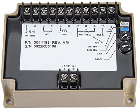WALFRONT Generator Speed Controller Engine Speed Controller Electronic Governor 3044196 Control Board 1KHz~6.5kHz