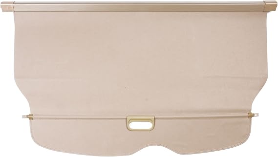 Fit 2011-2021 Jeep Grand Cherokee 2022 Jeep Grand Cherokee WK Cargo Cover | IKON MOTORSPORTS, Beige Vinyl+Aluminum Rod Tonneau Cover Retractable