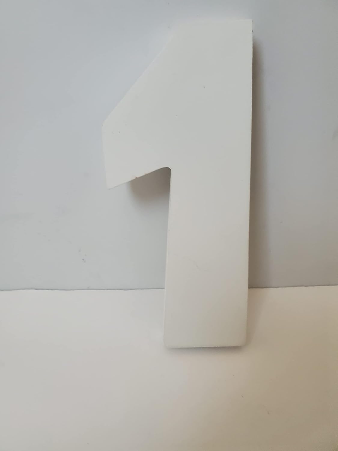 Darice White Wood Number 1"