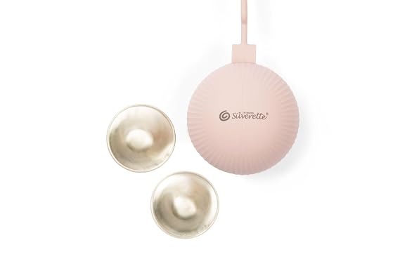 Silverette Nursing Cups Happy Nipples Holder, Carrying Case, Made in Italy | Keeps Cups Safe, Compact, Travel-Friendly, Lightweight, Easy to Use, Baby-Safe, Breastfeeding Accessory, Silverette Accessory