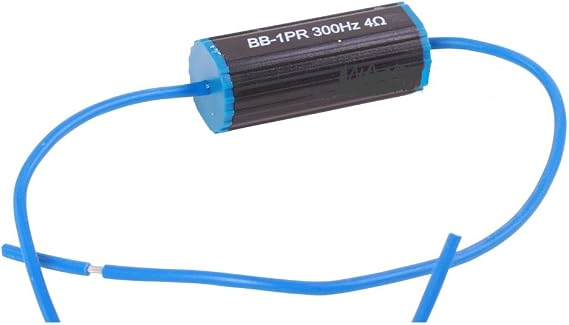PAC BB-1PR Pair of Bass Blocker/Passive Crossover Protect car Audio Tweeters Filters Out 0-150Hz (8 Ohms) Blue