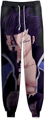 Anime Fairy Tail Pants Trousers Cosplay Gym Joggers Drawstring Sports Sweatpants