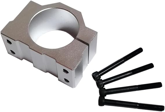 52mm Aluminum CNC Spindle Motor Bracket Clamp Router Holder With 4pcs Screw