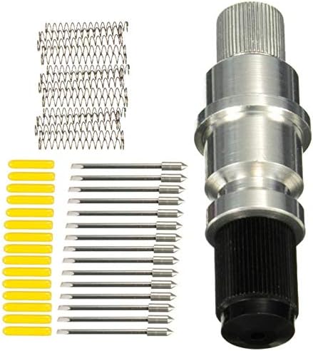 VIGAN High Hardness CB09 Graphtec Lettering Cutter Blade Holder+15Pcs 30 Degree Blades