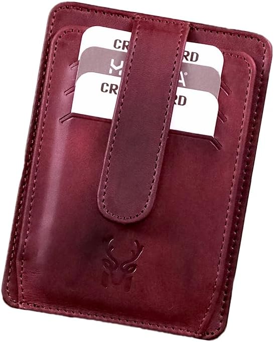 Modica® Shingles - Genuine Leather Paper Money Split ID Card Eye Card Holder Wallet