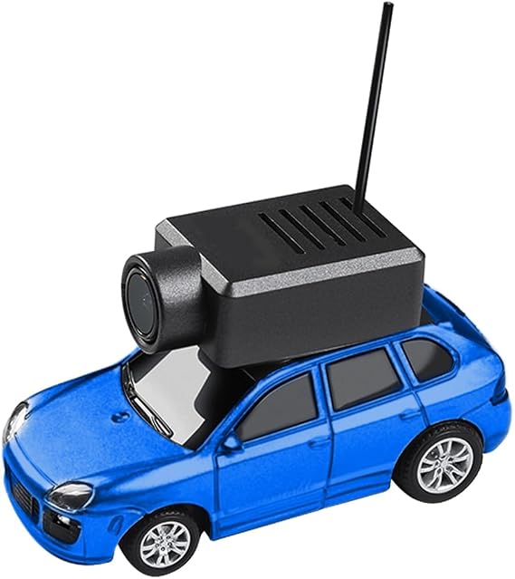 Mini RC Racing Drift Car with Camera, WL 1/64 Scale APP Control Full Proportional FPV Mini RC Sports Car with Light, 3 Speed Mode RTR Version