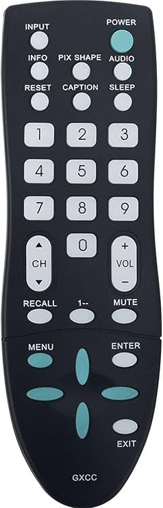 GXCC Remote Control Replacement for Sanyo TV DP26649 DP26640 DP42D23 DP19648 DP39E23 DP39E63 DP46812 DP46812 DP42841 DP50843 DP50842