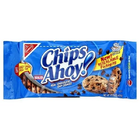 Chips Ahoy Cookies - Real Chocolate Chip Candy Blast, 14 Ounces, (pack of 2)