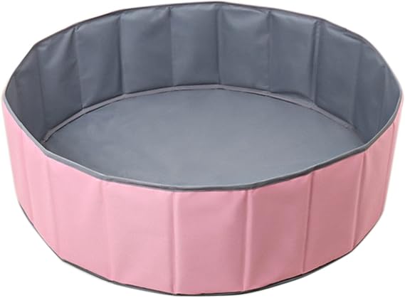 Foldable Ball Pit for Babies &amp; Dogs | 80/100/120cm Round Play Pool | Durable Polyester Indoor/Outdoor Baby Ball Pit | Portable Design for Nursery, Bedroom, Game Room|(Balls Not Included)