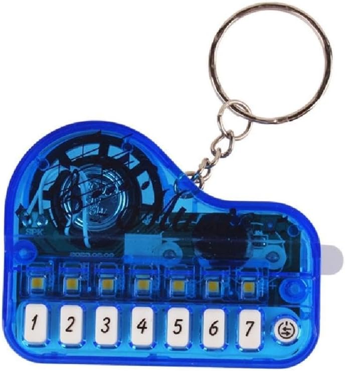 Electronic Keyboard Keyring, Pocket Size, Mini Music Toy with Multiple Sound Effects, Perfect for Music Enthusiasts, Gift, Portable Electronic Piano Keyring
