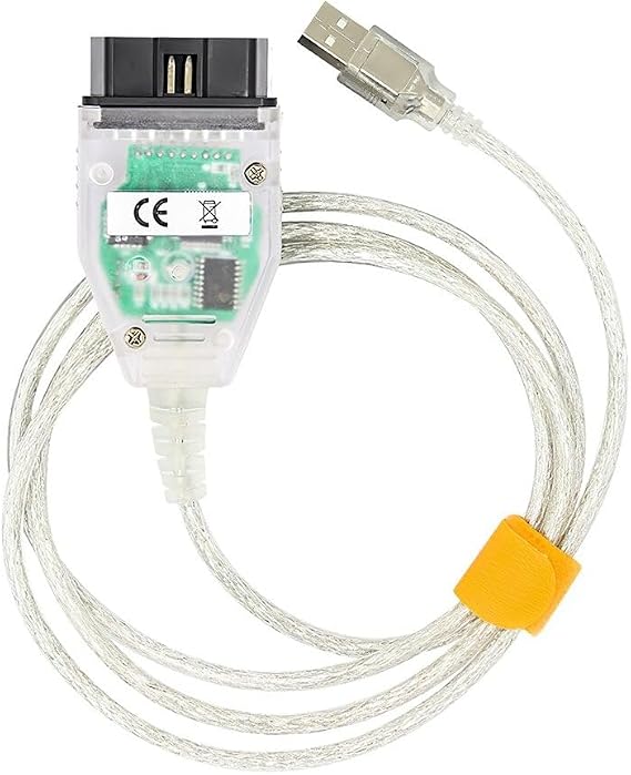 Hosyond K+D CAN USB Cable with Switch, FT232RL OBD2 Diagnostic Scanner Interface for BMW E-Series, Compatible with EDIABAS INPA NCS Expert Tool32 Coding Software