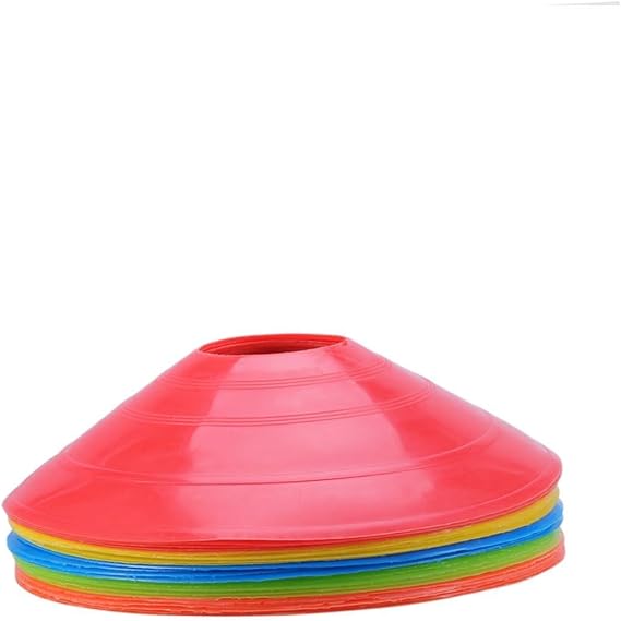Sosoport 25pcs Disc Cones Set for Soccer Football Basketball Motorcycling Training