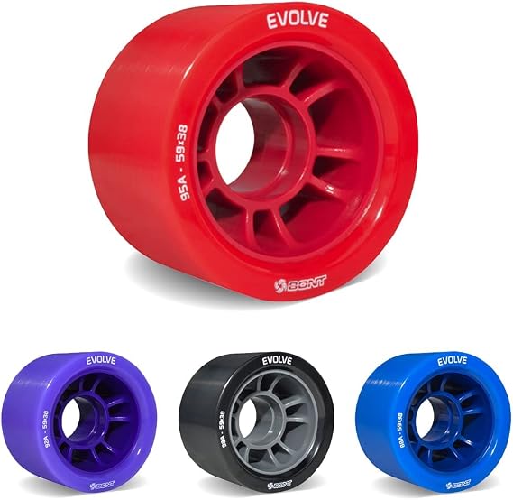 Bont Skates - Evolve Roller Derby Skate Wheel - Indoor Roller Skate Wheels - Rollerskate Wheels