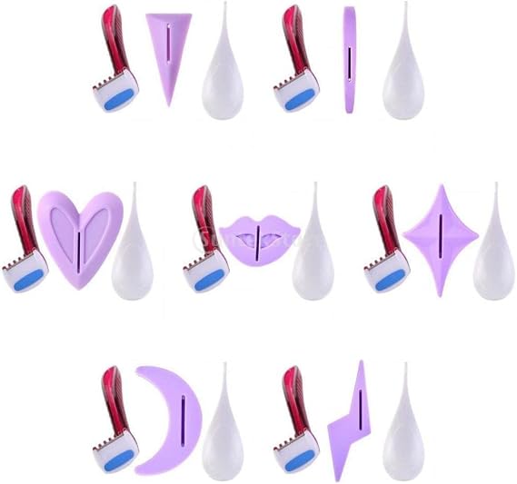 7X Portable Bikini Line Shaper Set with Precision Stencils for Sensitive Skin Grooming
