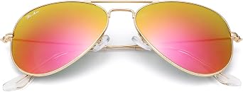 Pro Acme Classic Aviator Sunglasses for Women & Men Glass Lens Metal Frame UV400 Driver Sunglasses