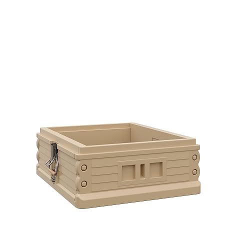 Apimaye Insulated Medium Super. Standard 10 Frame Langstroth Sized Super for bee Hives (Tan) (3)