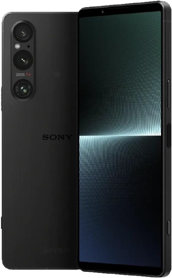 Sony Xperia 1 V Black - 6.5 Inch 21:9 Wide 4K HDR OLED - 120Hz Refresh rate -Triple lenswith Next Gen Sensor & ZEISS- 3.5 mm audio jack - Android 13 - SIM free - Dual SIM hybrid
