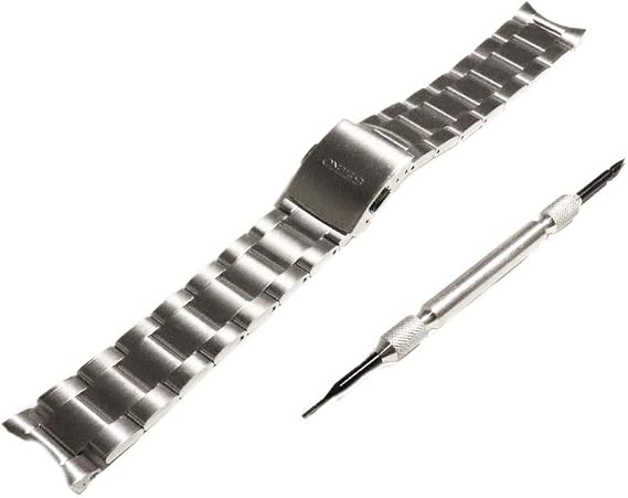 Seiko SBDC091 SBDC087 SBDC089 Prospex Alpinist Dedicated Band, Genuine Parts, Stainless Steel, 0.8 inch 20 mm, Watch Metal Strap Instruction Manual and Spring Bar Remover Included