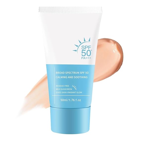 Heartleaf Korean Face Sunscreen,Tinted Sunscreen for Face SPF 50,Universal tinted moisturizer,Clear Filter Sun Essence, Non-Sticky, Long Lasting Protection,Korean skin care 50ml / 1.76 fl. oz