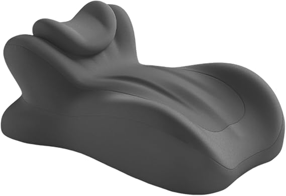 Sweet Spot Pillow, 27° Angle Perfect Position Couples Pillow Ergonomic Rebound Memory Foam Wedge Pillow, Sweet Love Nest Spark Provides Waist and Neck Contoured Support(Grey)