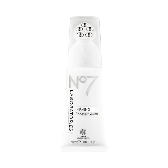 No7 Laboratories Firming Booster Face Serum - Hydrating Serum to Help Visibly Lift, Tone & Tighten Skin - Enriched with Hyaluronic Acid & Peptides for Youthful-Looking Skin (1 Fl Oz)