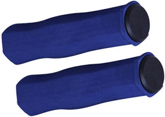 2 Pcs Bicycle Handlebar Grips Anti Slip Sponge Bike Grips Lock Handle Bar Grips for Bicycle and Mountain Bike