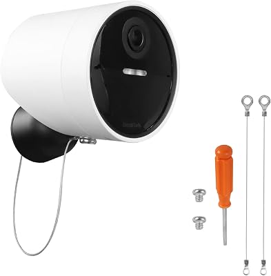 Anti-Drop Chain for Simplisafe Outdoor Camera - Prevent from FallingStolen - Simplisafe Outdoor Safety Camera Anti Theft 2-Pack