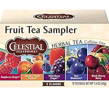 Celestial Seasonings Fruit Tea Sampler, 18 ct