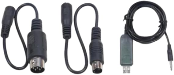 kowaku 3 Pieces RC USB Simulator Cable Simulator Connection Cable Replacement Adapter Cables Sturdy RC Parts Cable