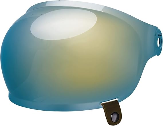 Bell Bullitt Helmet Bubble Shield Dark Smoke - Black Tab