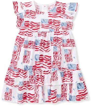 Burts Bees Baby Essentials Honeybee Print Dress Baby-Blossom