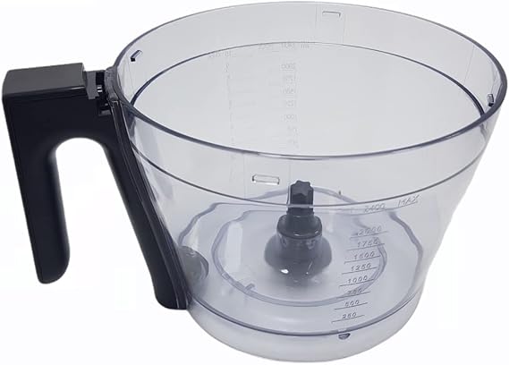 Plastic Bowl 2400ml OR 10Cups Compatible For Philips Food Processor, CP9820