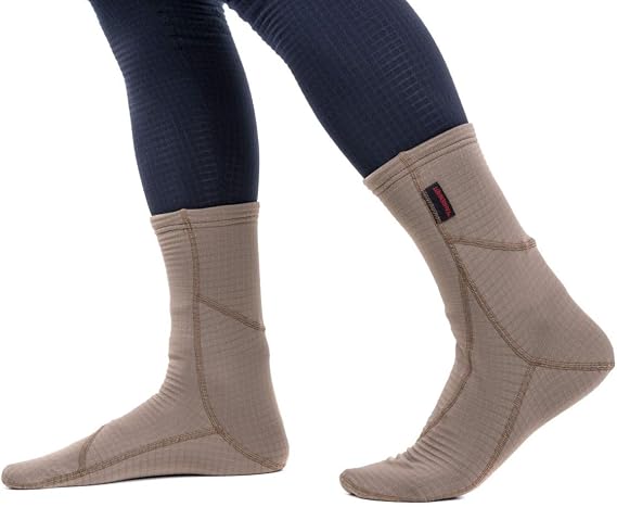 Fahrenheit Polartec Power Grid Socks Breathable Quick-Dry Thermal Socks for Hiking, Military & Outdoor