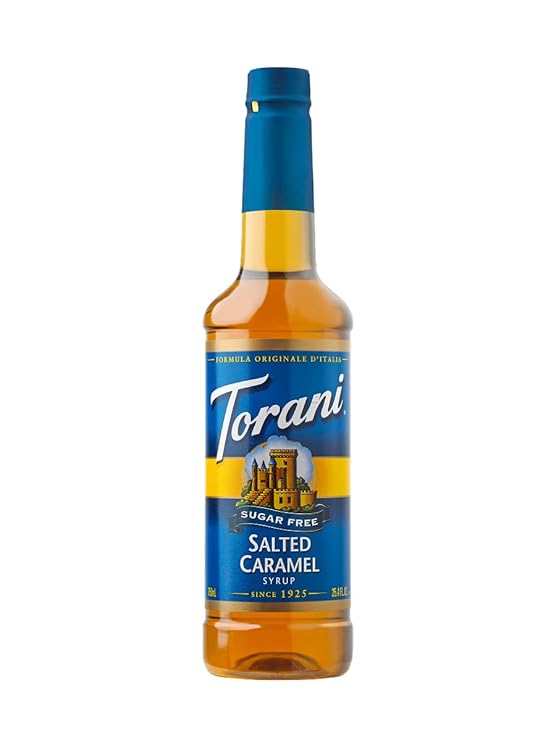 Torani Sugar Free Salted Caramel Syrup, 25.4 oz