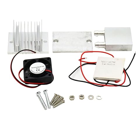 Generic 60w Thermoelectric Cooling Module Refrigeration System DIY Kit Water Cooling Radiator