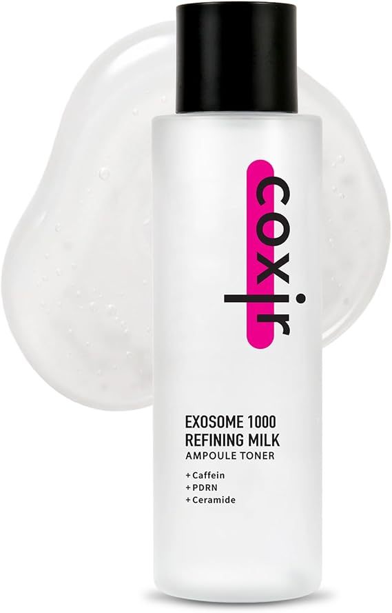 coxir Exosome 1000 Refining Milk Ampoule Toner, PDRN & Caffeine 5.07 fl.oz
