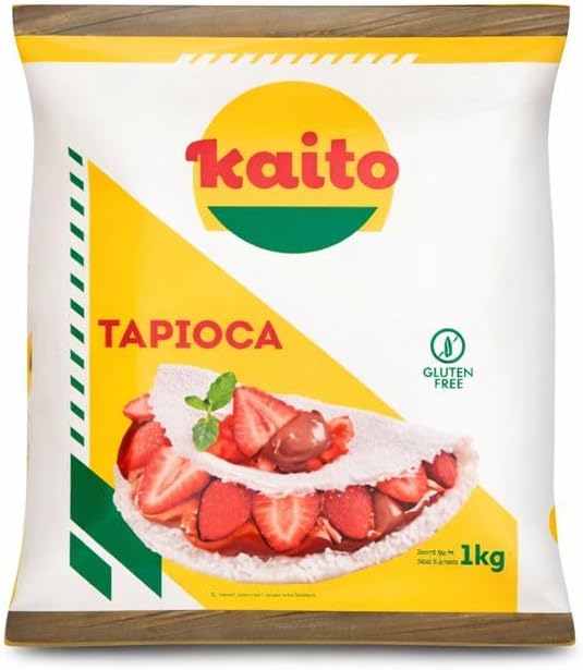 Gluten Free Tapioca 1kg | Cassava Tapioca Flour | Authentic Brazilian Tapioca