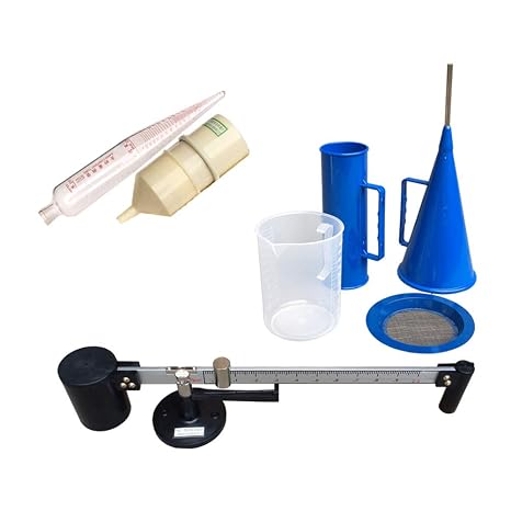 Slurry Test Kit,Mud Hydrometer,Mud Viscometer,Marsh Funnel and Viscosity Cup