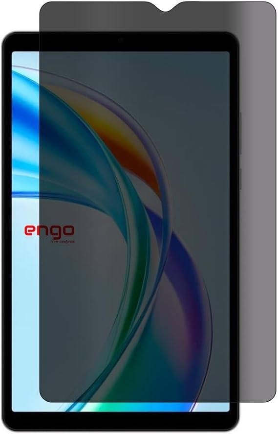 Engo Honor Pad X7 8.7 İnç İle Uyumlu Hayalet Ekran Koruyucu, Yandan Görünmeyen Anti-Spy Gizlilik (Privacy) Koruması, 9H Temperli Nano Kırılmaz Esnek Cam, Parlama Ve Parmak İzi Önleyici