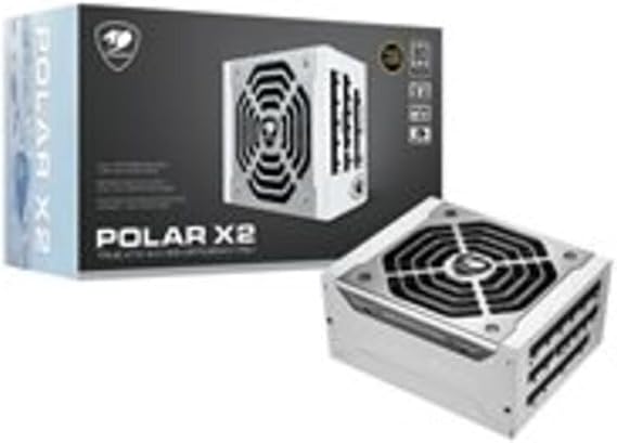 COUGAR Polar X2 1200W, ATX3.0 Power Supply, PCIE Gen 5.0, 12VHPWR, 80 Plus Platinum Certificate, Cybenetics Platinum, Fully Modular,